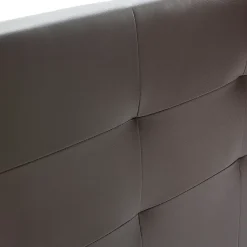 Tête de lit Carla 160x60 cm Chocolat, rembourrée de Mousse