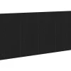 Tête de lit Chêne noir 160 x 1,5 x 80,5 cm Bois d'ingénierie vidaXL