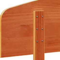 Tête de lit cire marron 150 cm bois massif de pin vidaXL