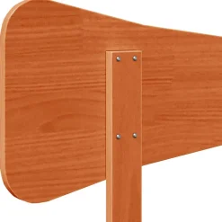 Tête de lit cire marron 135 cm bois massif de pin vidaXL