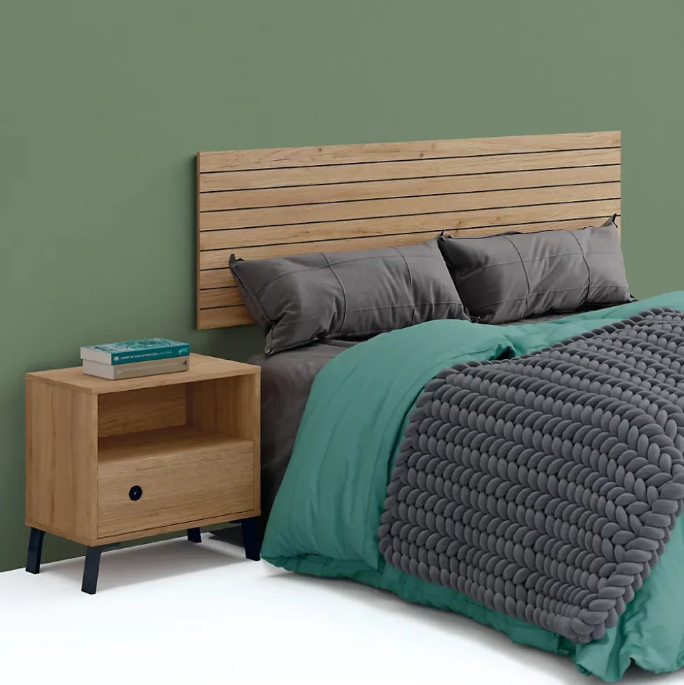 Tête de lit coloris chêne doré - Longueur 160 x Profondeur 1,60 x hauteur 50 cm