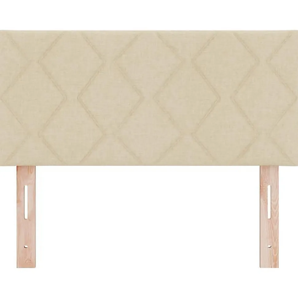 Tête de lit Crème 90 cm tissu vidaXL