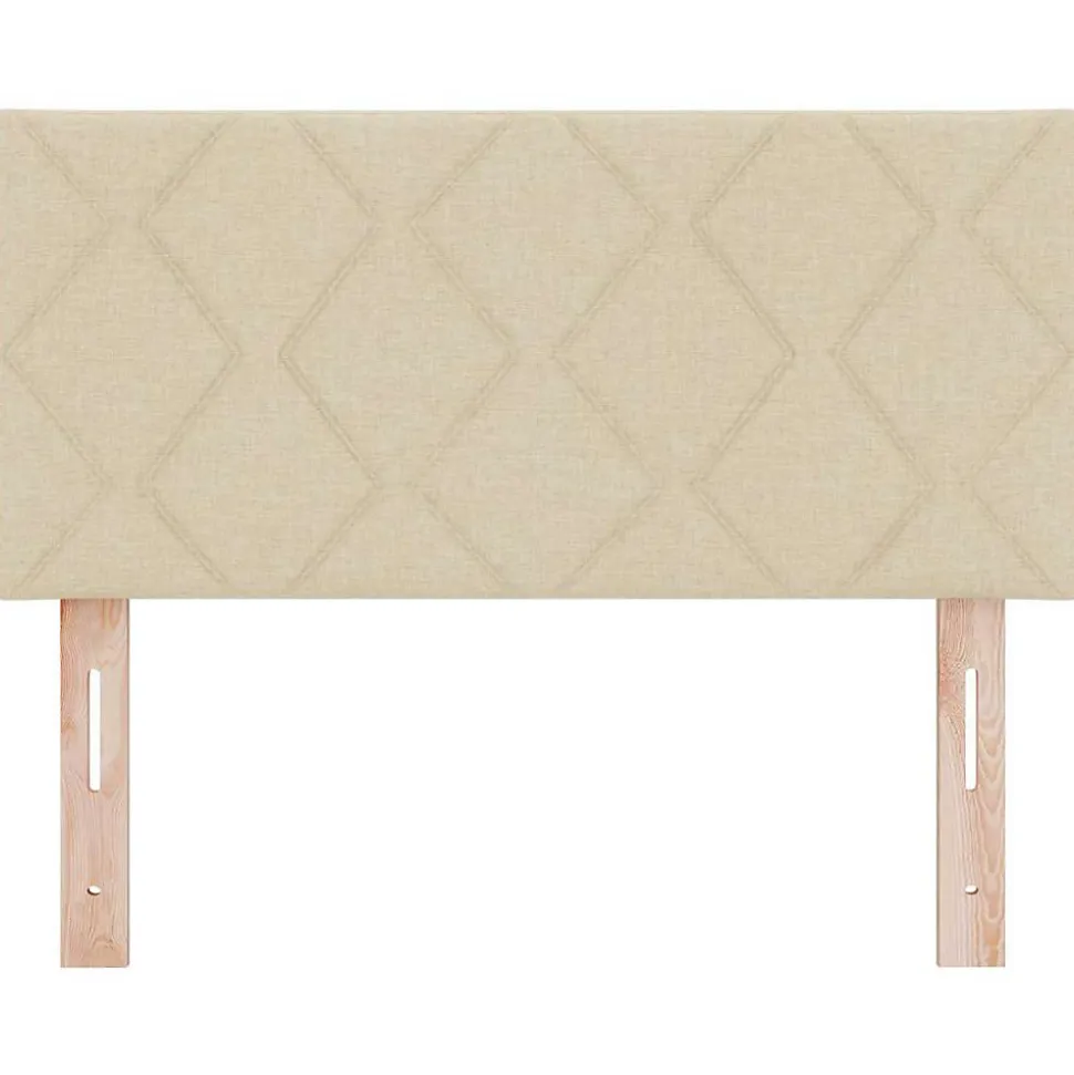 Tête de lit Crème 90 cm tissu vidaXL