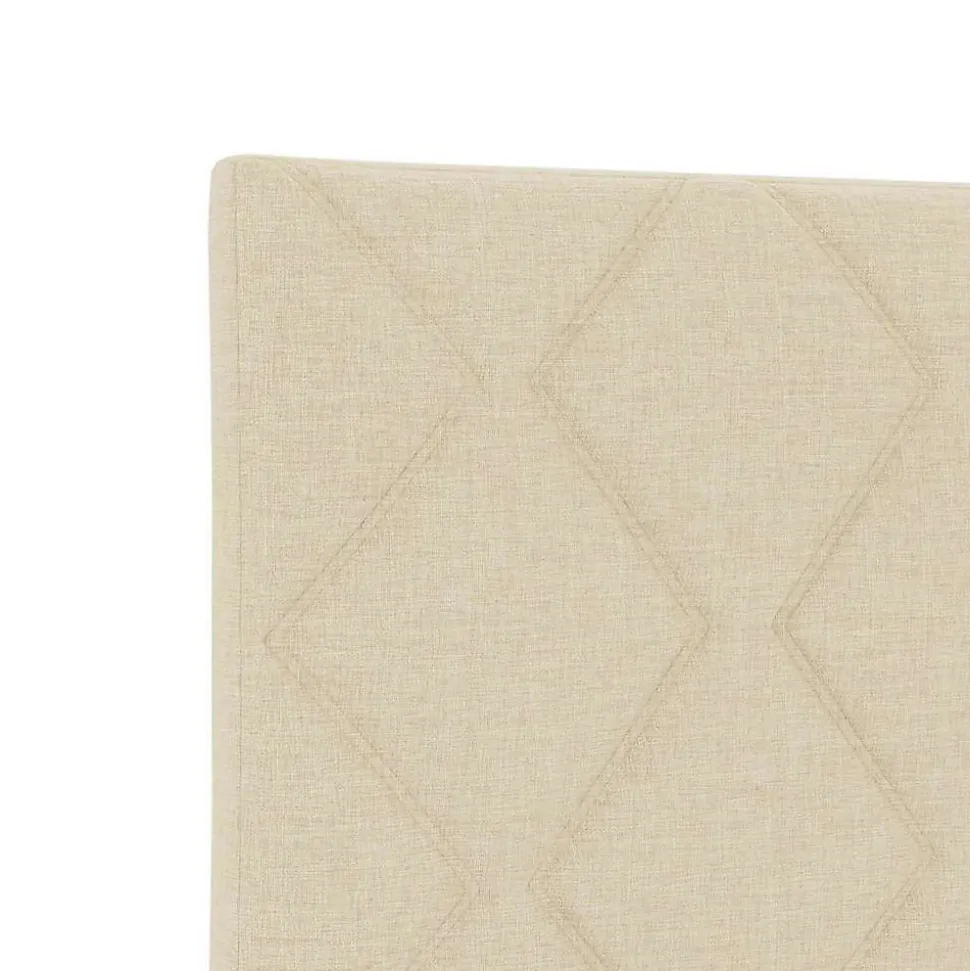 Tête de lit Crème 90 cm tissu vidaXL