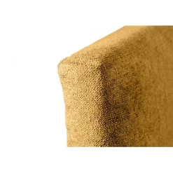 Tête de lit Dalia en tissu Nid Jaune 190