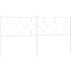 Tête de lit de remplacement métal blanc 180 cm vidaXL