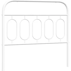 Tête de lit de remplacement métal blanc 100 cm vidaXL