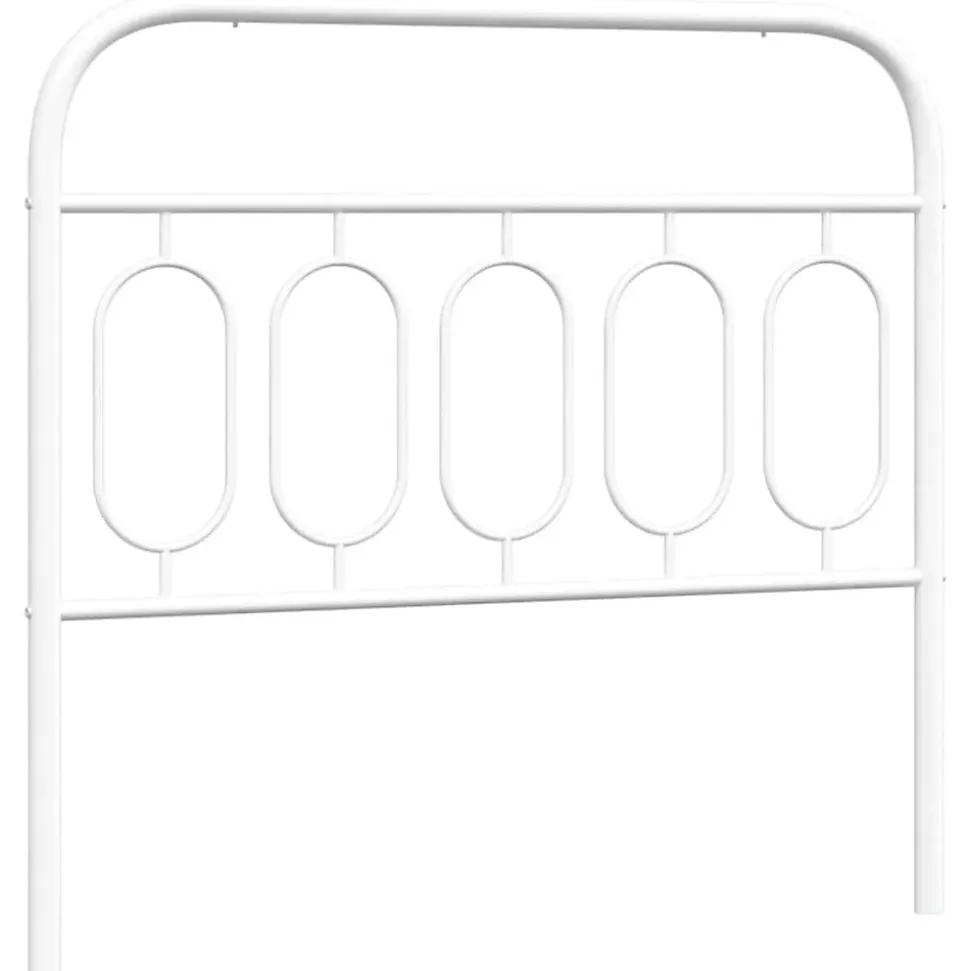Tête de lit de remplacement métal blanc 100 cm vidaXL