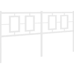 Tête de lit de remplacement métal blanc 150 cm vidaXL