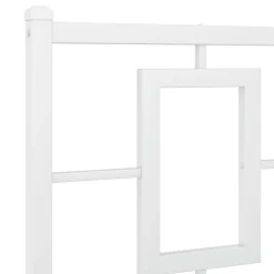 Tête de lit de remplacement métal blanc 150 cm vidaXL