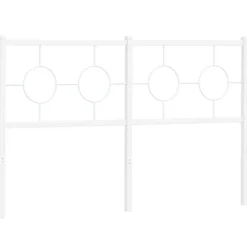 Tête de lit de remplacement métal blanc 135 cm vidaXL