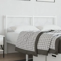 Tête de lit de remplacement métal blanc 135 cm vidaXL