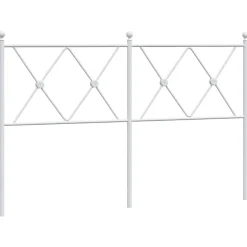 Tête de lit de remplacement métal blanc 140 cm vidaXL