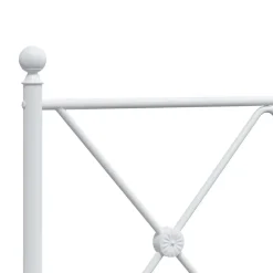 Tête de lit de remplacement métal blanc 140 cm vidaXL