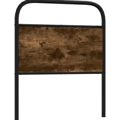 Tête de lit de remplacement chêne fumé 80 cm acier et bois d'ingénierie vidaXL