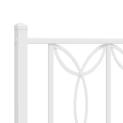 Tête de lit de remplacement métal blanc 180 cm vidaXL
