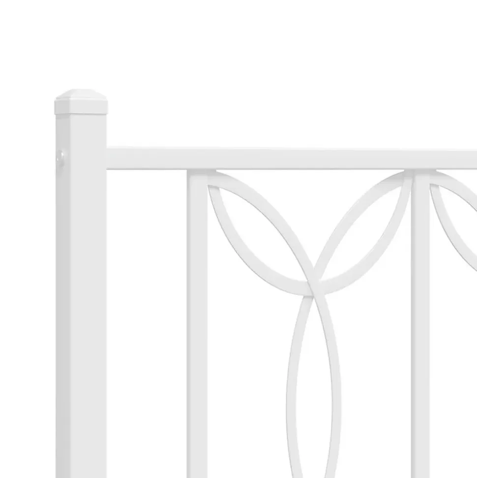 Tête de lit de remplacement métal blanc 180 cm vidaXL
