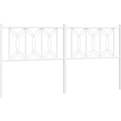 Tête de lit de remplacement métal blanc 180 cm vidaXL