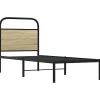 Tête de lit de remplacement chêne sonoma 75 cm acier et bois d'ingénierie vidaXL