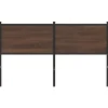Tête de lit de remplacement chêne marron 150 cm bois d'ingénierie et acier vidaXL