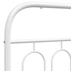 Tête de lit de remplacement métal blanc 90 cm vidaXL