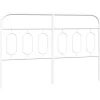 Tête de lit de remplacement métal blanc 150 cm vidaXL