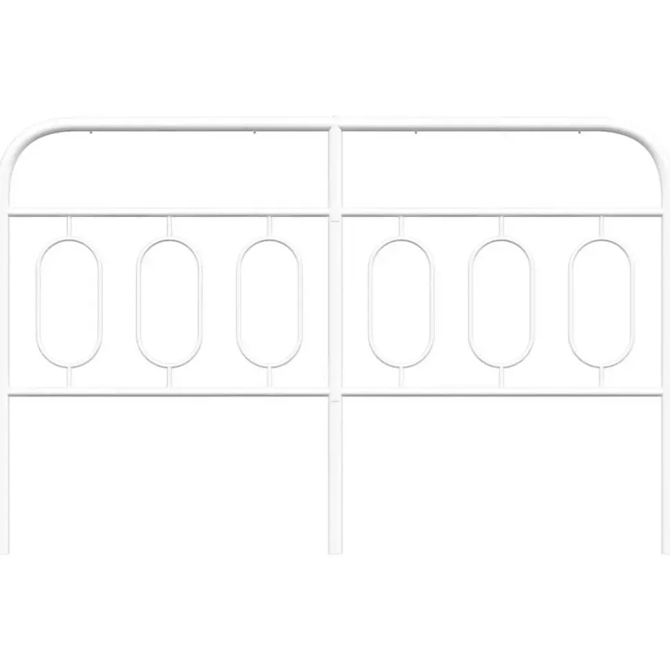 Tête de lit de remplacement métal blanc 150 cm vidaXL