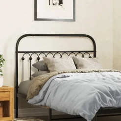 Tête de lit de remplacement métal noir 107 cm vidaXL