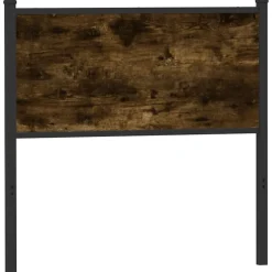 Tête de lit de remplacement chêne fumé 75 cm bois d'ingénierie et acier vidaXL