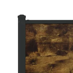 Tête de lit de remplacement chêne fumé 75 cm bois d'ingénierie et acier vidaXL