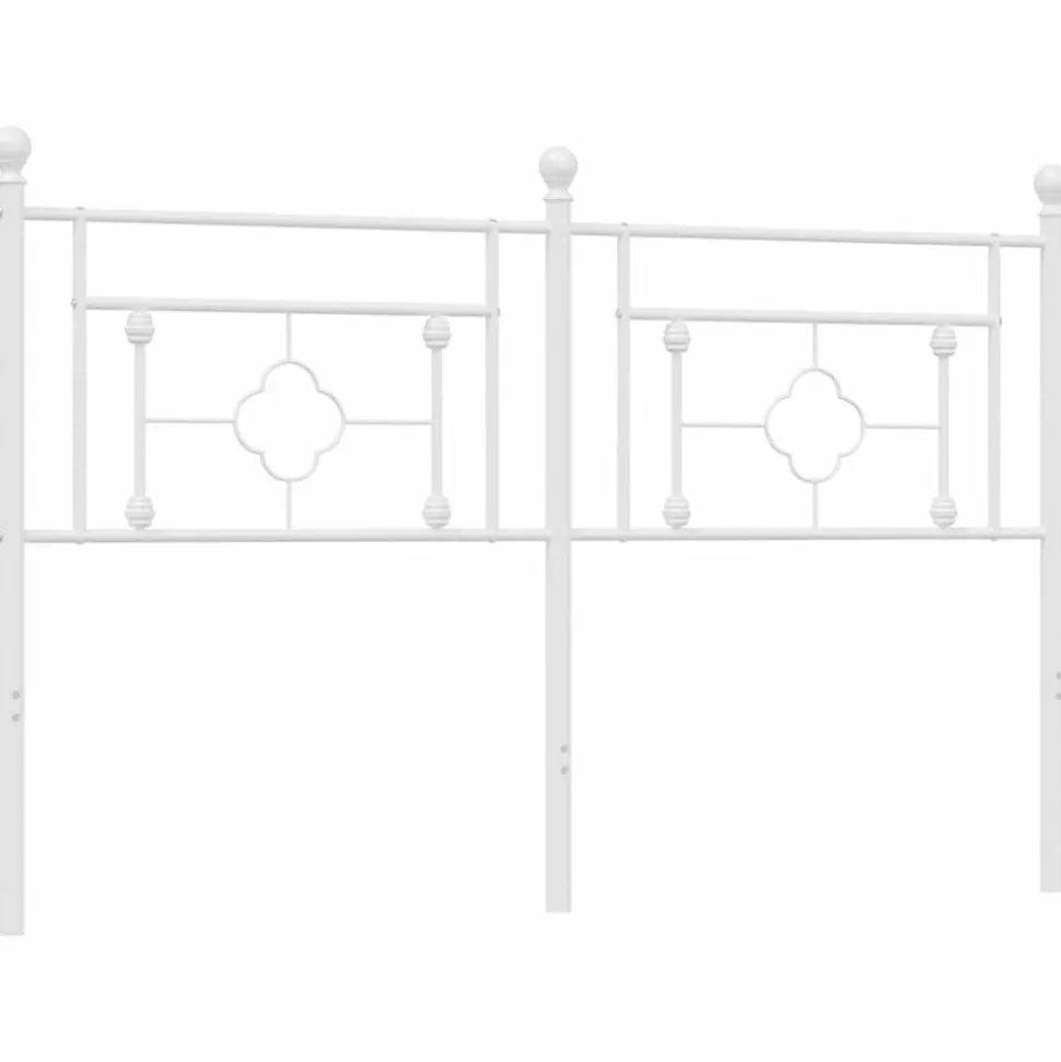 Tête de lit de remplacement métal blanc 160 cm vidaXL