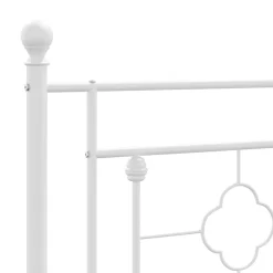 Tête de lit de remplacement métal blanc 160 cm vidaXL