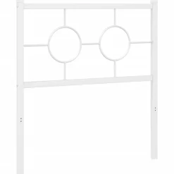 Tête de lit de remplacement métal blanc 80 cm vidaXL