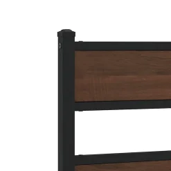 Tête de lit de remplacement chêne marron 75 cm acier et bois d'ingénierie vidaXL