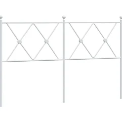 Tête de lit de remplacement métal blanc 137 cm vidaXL