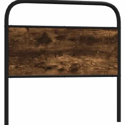 Tête de lit de remplacement chêne fumé 100 cm acier et bois d'ingénierie vidaXL