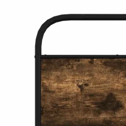 Tête de lit de remplacement chêne fumé 100 cm acier et bois d'ingénierie vidaXL
