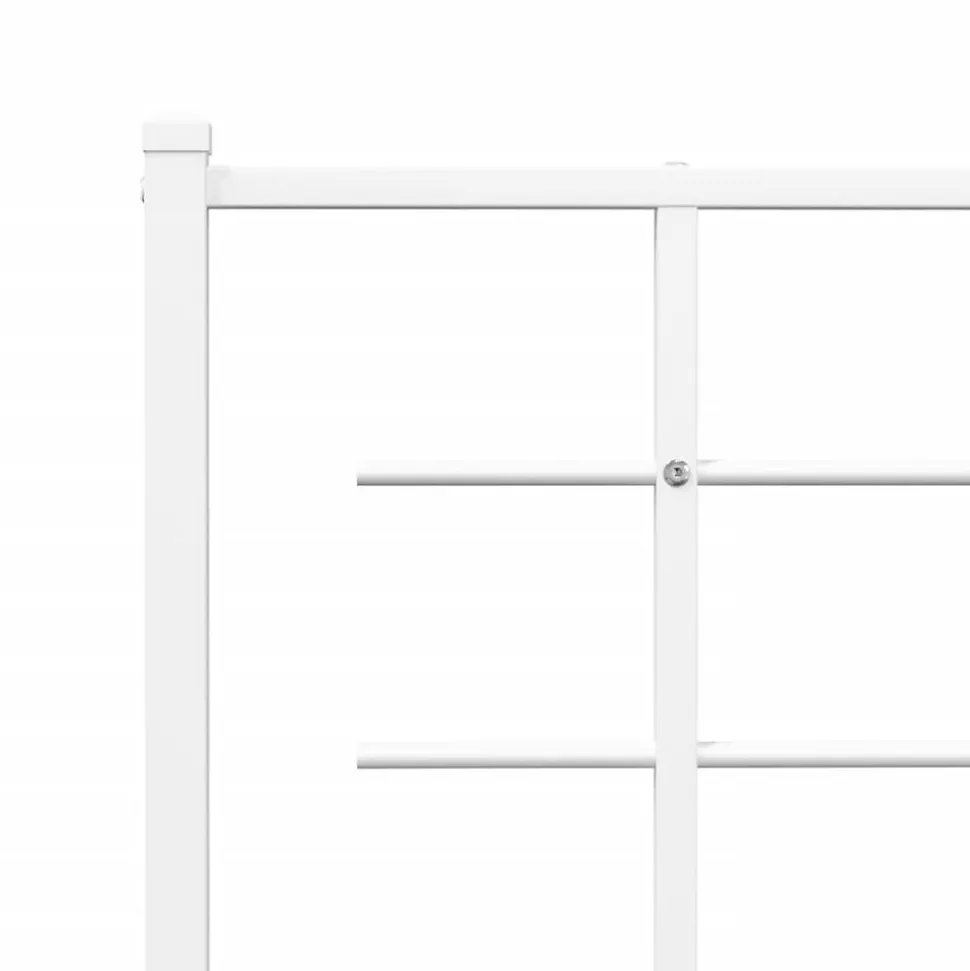 Tête de lit de remplacement métal blanc 200 cm vidaXL