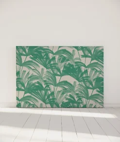 Tête de lit déhoussable Anni 160x110 cm Coloris Vert