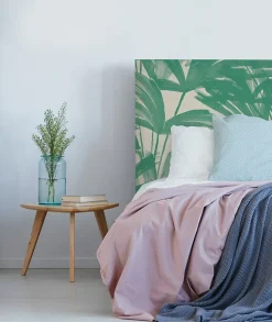 Tête de lit déhoussable Anni 160x110 cm Coloris Vert