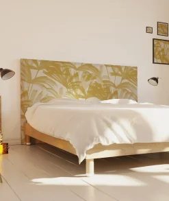 Tête de lit déhoussable Anni 140x110 cm Coloris Jaune