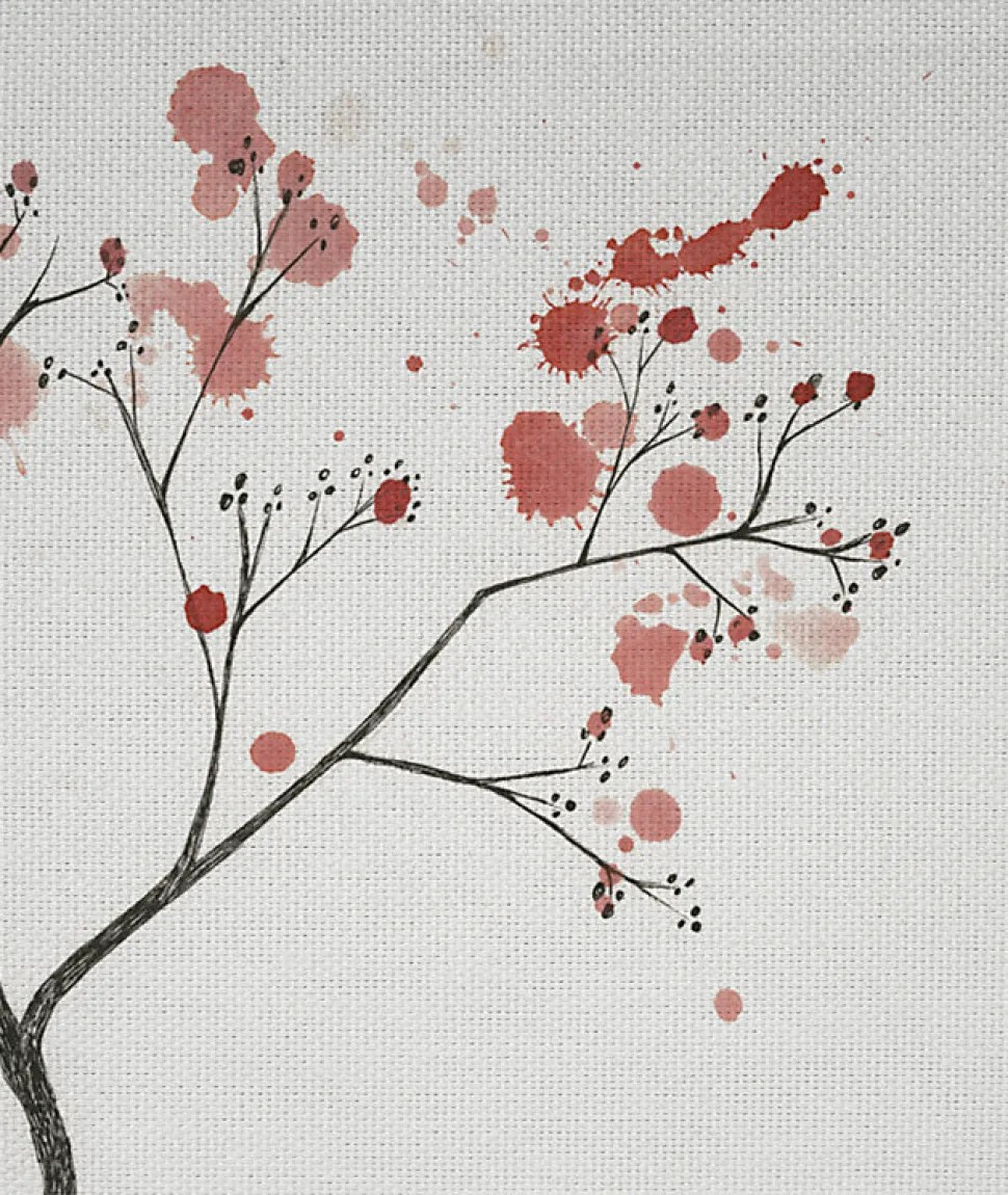 Tête de lit déhoussable Arbre 160x110 cm