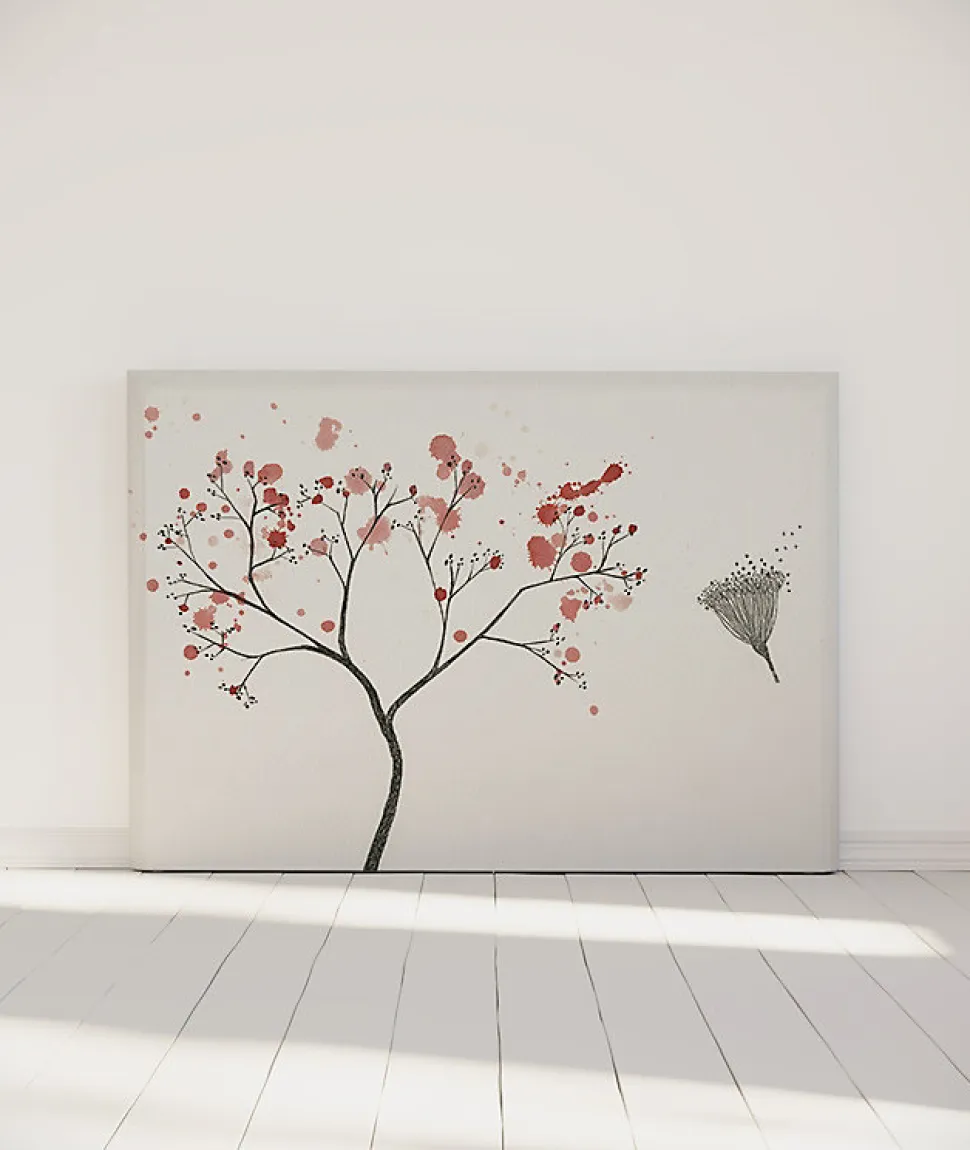 Tête de lit déhoussable Arbre 160x110 cm