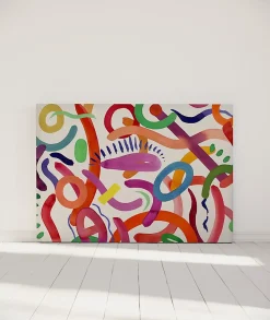 Tête de lit déhoussable Floating Colors 160x110 cm