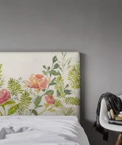 Tête de lit déhoussable Roseraie 180x110 cm