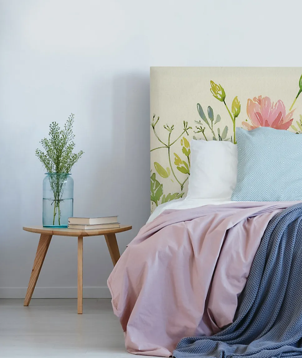 Tête de lit déhoussable Roseraie 160x110 cm