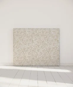 Tête de lit déhoussable Simone 140x110 cm Coloris Beige