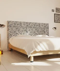 Tête de lit déhoussable Simone 160x110 cm Coloris Blanc