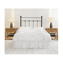 Tête de lit Ducal Forge pour lit 150 Noir 158x125x4. Matris