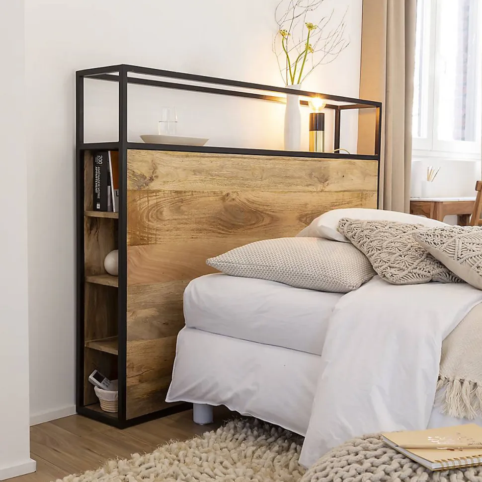 Tête de lit en bois de manguier 160 cm Armelle